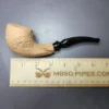 Morgan Bones Sandblasted Horn Briar Pipe, New - Image 8