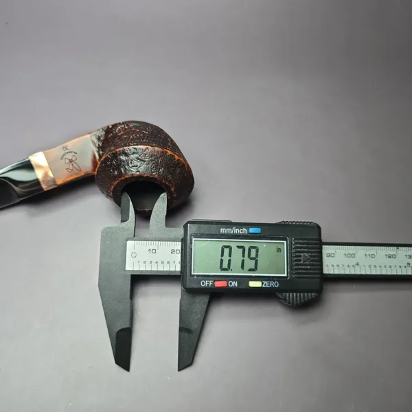 Morgan BlackJack 30 Sandblasted Bulldog Briar Pipe, New - Image 8