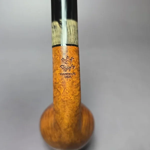 Max Capps Smooth Cobra w/ Aged Redwood Estate Briar Pipe, Unsmoked - Image 8