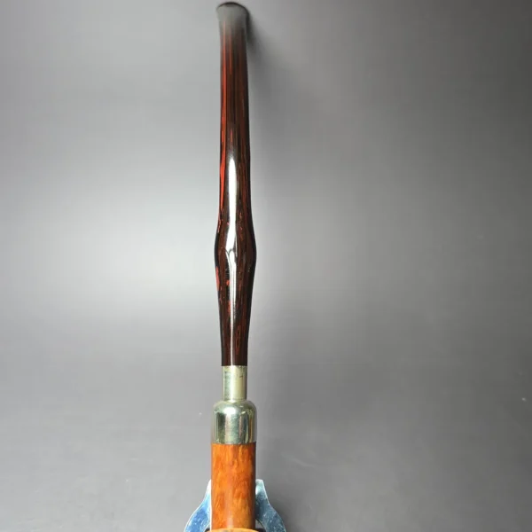 Pierre Morel Straight Grain Spigot Churchwarden Estate Briar Pipe, French Estates - Image 8
