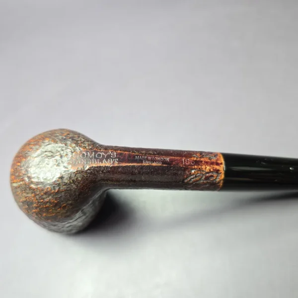 Comoy's Sandblast 186 Sandblasted Billiard Estate Briar Pipe, English Estates - Image 8