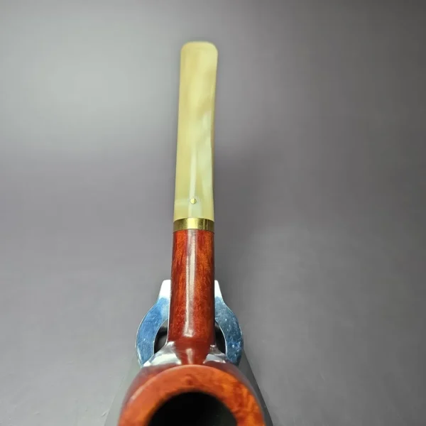 Savinelli Punto Oro 114 KS Smooth Billiard w/ Gold Estate Briar Pipe, Unsmoked, 6mm - Image 8