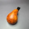 Chacom Reverse Calabash Orange Smooth Apple Briar Pipe, New - Image 8