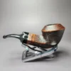 Morgan BlackJack 20 Sandblasted Bulldog Briar Pipe, New - Image 8
