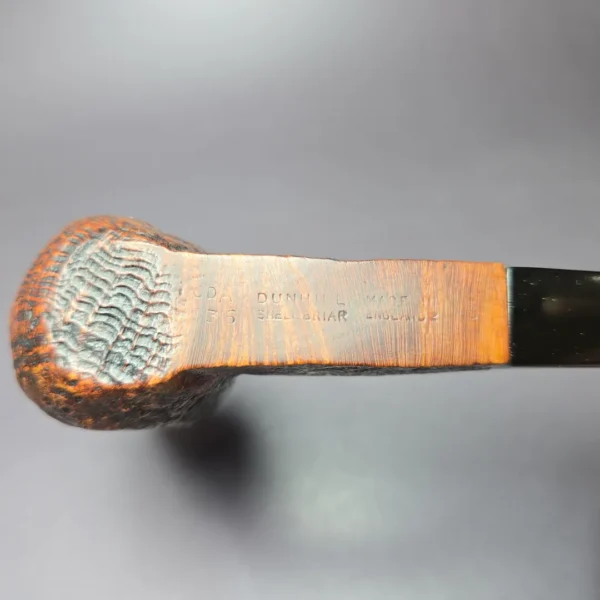 Dunhill 1962 Shell ODA 836 Sandblasted Panel Estate Briar Pipe, English Estates - Image 7