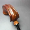 HS Studio XL Sandblasted Horn Sitter Estate Briar Pipe, Unsmoked - Image 8