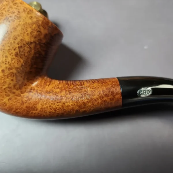 GBD Virgin 508/1 Smooth Bent Billiard Estate Briar Pipe, English Estates - Image 8