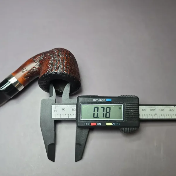 Morgan BlackJack 20 Sandblasted Dublin Briar Pipe, New - Image 8