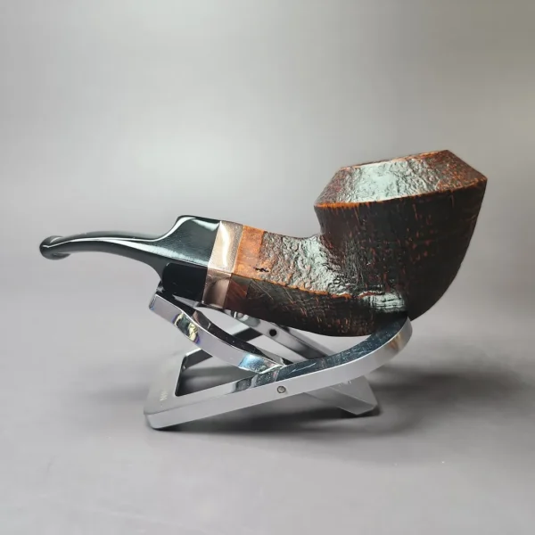 Morgan BlackJack 30 Sandblasted Bulldog Briar Pipe, New - Image 8
