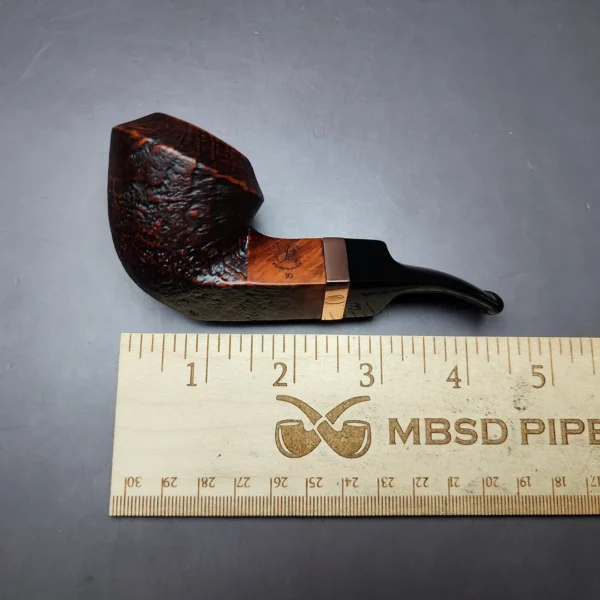 Morgan BlackJack 30 Sandblasted Bulldog Briar Pipe, New - Image 8