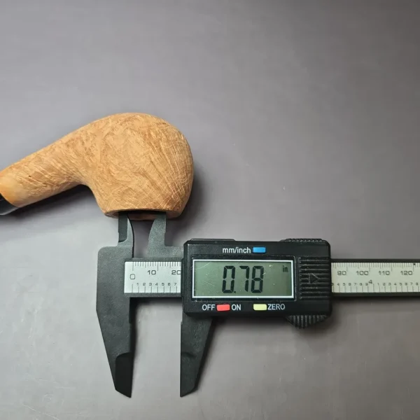 Morgan Bones Sandblasted Stubby Author Briar Pipe, New - Image 8