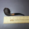 Mina Pipes Sandblasted Rhodesian Estate Briar Pipe, Unsmoked - Image 8