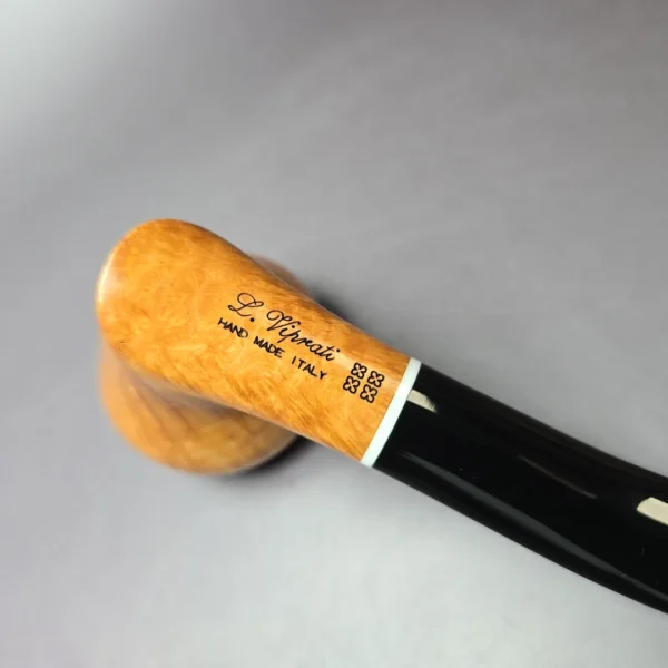 Viprati 4 Clover Smooth Acorn w/ Ivorite Estate Briar Pipe, Unsmoked - Image 8