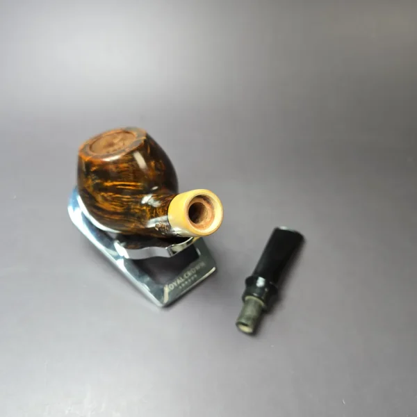 Mina Pipes Smooth Author w/ Boxwood Estate Briar Pipe, Unsmoked - Image 8