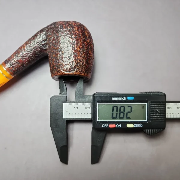 Savinelli for Pipes Ltd Rusticated Bent Billiard Estate Briar Pipe, Italian Estates - Image 9