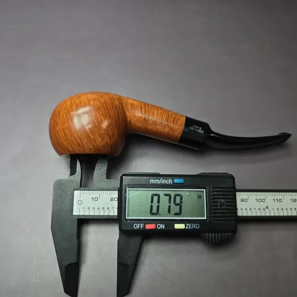 Michel Selected Smooth Straight Grain Author Estate Briar Pipe, Unsmoked - Image 9
