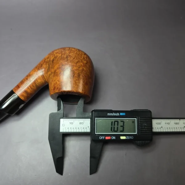 James Upshall S Grade Smooth Bent Billiard Estate Briar Pipe, English Estates - Image 9