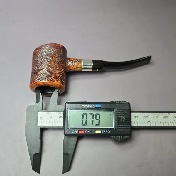 Dunhill 1960 Shell 6475 Sandblasted Cherrywood Estate Briar Pipe, English Estates - Image 9