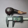 Savinelli Roma Lucite 320 KS Rusticated Estate Briar Pipe, Italian Estates 6mm - Image 9