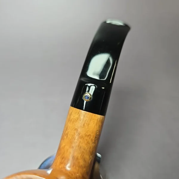 Ser Jacopo Gem Series Zaffiro Smooth Apple Estate Briar Pipe, Italian Estates - Image 9
