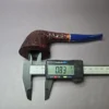 Savinelli Unica U41 Rusticated Dublin Briar Pipe, 6mm, New - Image 9