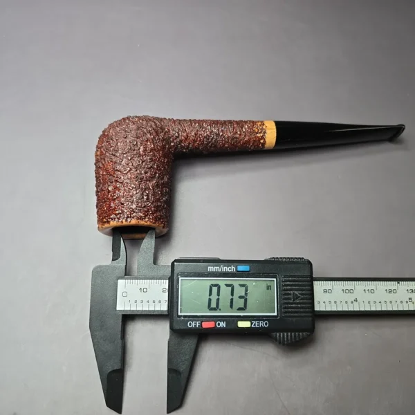Walt Cannoy 10th Anniversary Cardinal House Munn E25 Handmade Briar Pipe, New - Image 9