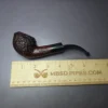 Ashton Pebble Grain XXX Sandblasted Rhodesian Estate Briar Pipe, Unsmoked - Image 9