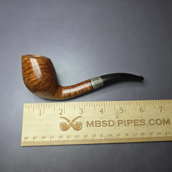 Max Capps Smooth Cobra w/ Aged Redwood Estate Briar Pipe, Unsmoked - Image 9