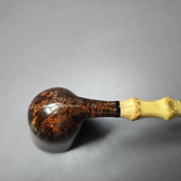 Walt Cannoy Cardinal House Hollingsworth E24 Handmade Briar Pipe, New - Image 9