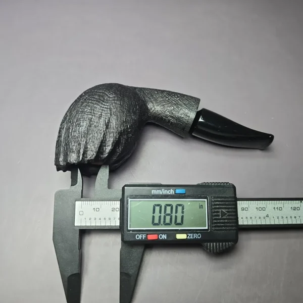 Peter Toth Sandblasted Freehand Handmade Briar Pipe, New - Image 9