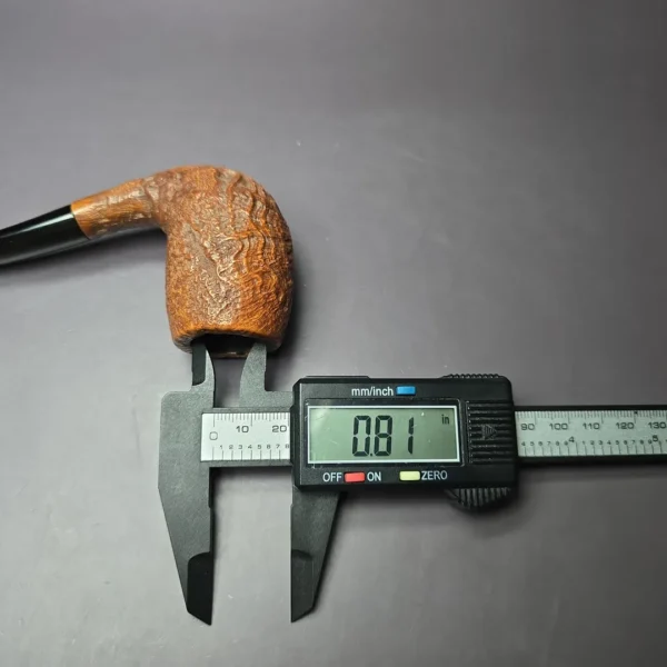 WO Larsen (1960s) Super Sandblasted Egg Estate Briar Pipe, Danish Estates - Image 9
