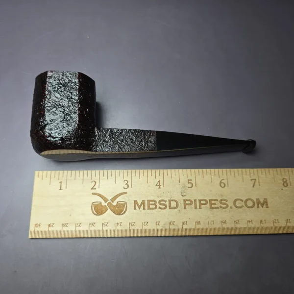 Ashton Achievement ELX Sandblasted Panel Estate Briar Pipe, Unsmoked - Image 9