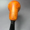 Chacom Reverse Calabash Orange Smooth Apple Briar Pipe, New - Image 9