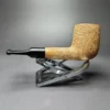 Morgan Bones Sandblasted Noswarmer Lovat Briar Pipe, New - Image 9