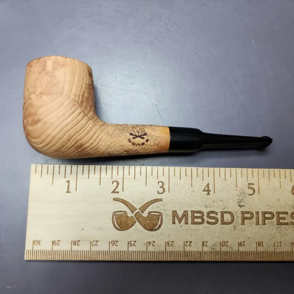 Morgan Bones Sandblasted Saddle Billiard Briar Pipe, New - Image 9