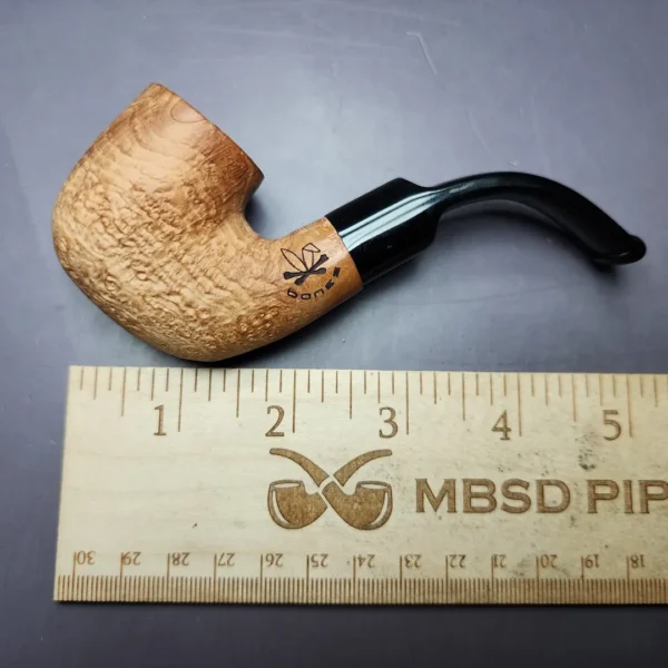 Morgan Bones Sandblasted Oom Paul Briar Pipe, New - Image 9