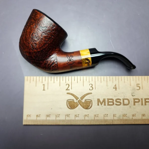 Morgan BlackJack 20 Limited Edition Sandblasted Dublin Briar Pipe, New - Image 9