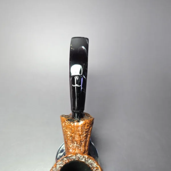 Caminetto Business 82 Rusticated Egg Estate Briar Pipe, Italian Estates - Image 9
