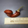 SU Pipes XL Smooth Mushroom w/ Stabilized Oak Handmade Briar Pipe, Unsmoked - Image 9