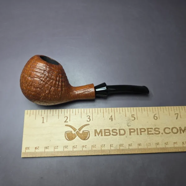 Quad City Pipes Sandblasted Micke Estate Briar Pipe, American Estates - Image 9
