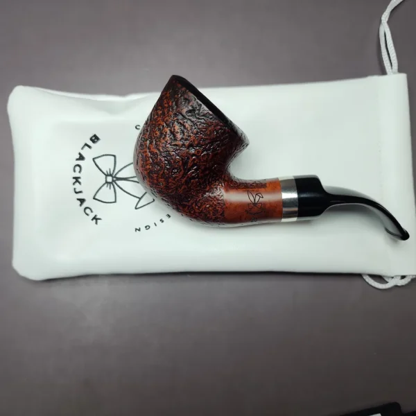 Morgan BlackJack 20 Sandblasted Dublin Briar Pipe, New - Image 9