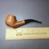 Sasieni Two Dot 57 Smooth Bent Apple Estate Briar Pipe, English Estates - Image 9