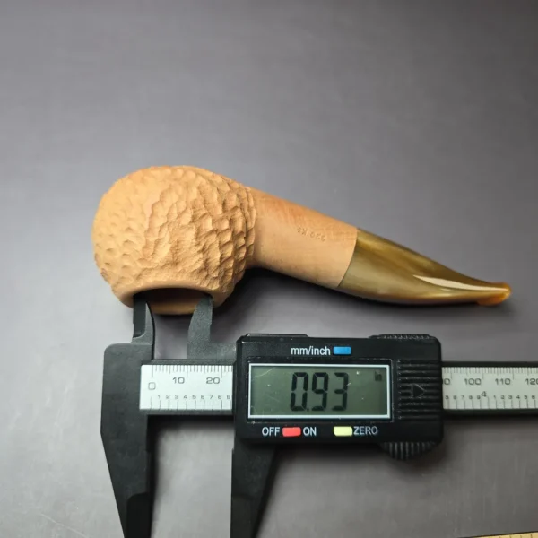 Savinelli Dune 320 KS Natural Author Briar Pipe, 6mm, New - Image 9