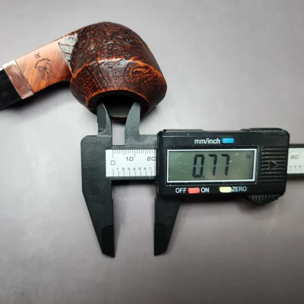 Morgan BlackJack 30 Sandblasted Bulldog Briar Pipe, New - Image 9
