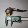 Mina Pipes Sandblasted Rhodesian Estate Briar Pipe, Unsmoked - Image 9