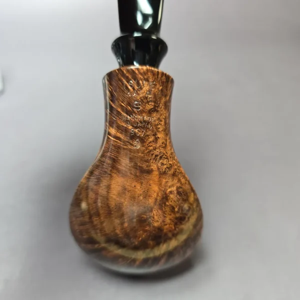 Tsuge Kaga 907 Smooth Volcano Estate Briar Pipe, Unsmoked, 9mm - Image 9