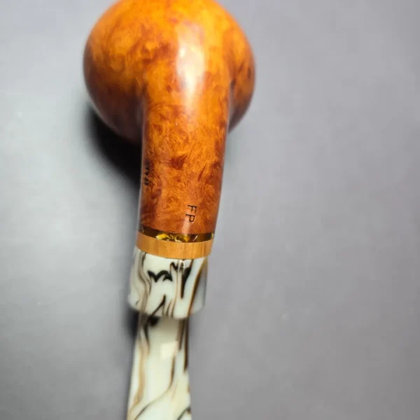 Stefano Santambrogio Smooth Author Estate Briar Pipe, Italian Estates - Image 9