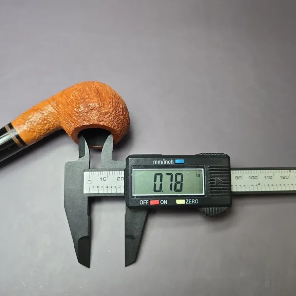 Kaywoodie Unique Sandblasted Rhodesian Estate Briar Pipe, American Estates - Image 9
