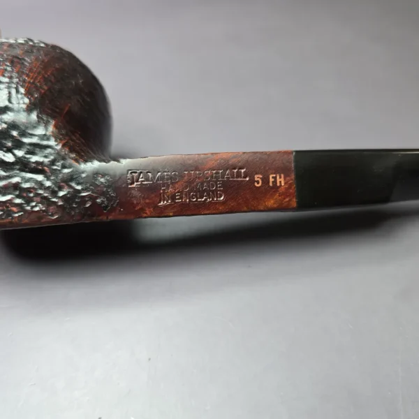 James Upshall w/ Bill Taylor Sandblasted Bulldog Estate Briar Pipe, Unsmoked - Image 9