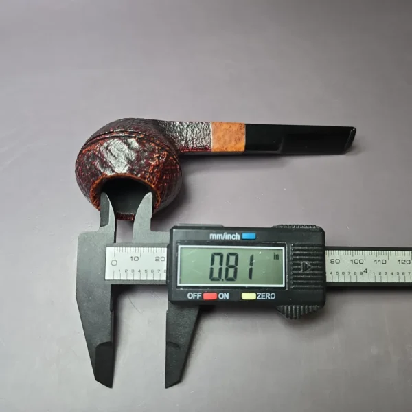 WO Larsen Sandblasted Bulldog Estate Briar Pipe, Danish Estates - Image 9